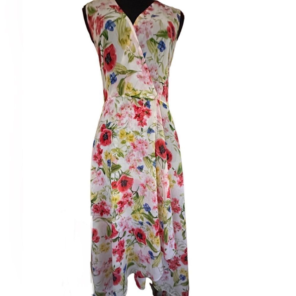 Calvin klein floral sheath maxi